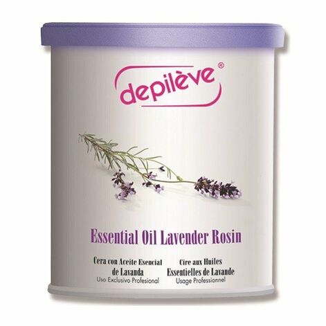 Essential oil lavender rosin depileve for sensitive skin