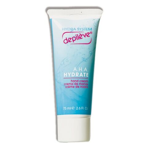 Depileve AHA Hydrate Hand Cream, quick absorption, enriched with vegetable AHA’s
