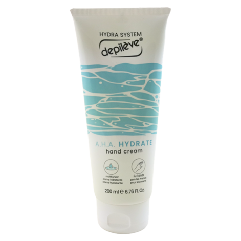 Depileve AHA Hydrate Hand Cream, quick absorption, enriched with vegetable AHA’s
