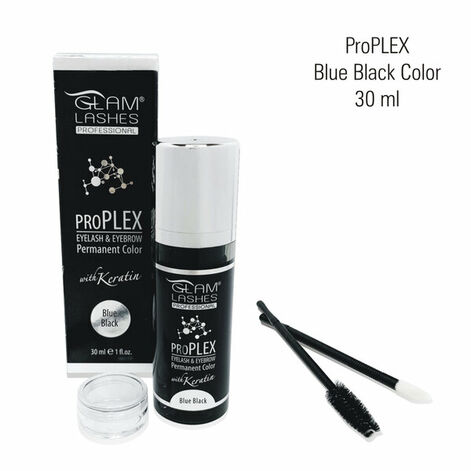 GlamLashes ProPlex Color Ripsme- ja kulmuvärv Blue Black