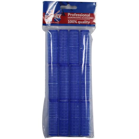 Ronney Velcro hair rollers, blue, Ø 16 mm