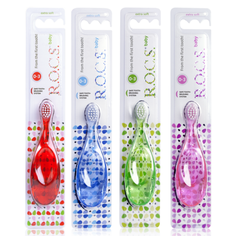 R.O.C.S. Baby 0- 3 Extra Soft Toothbrush