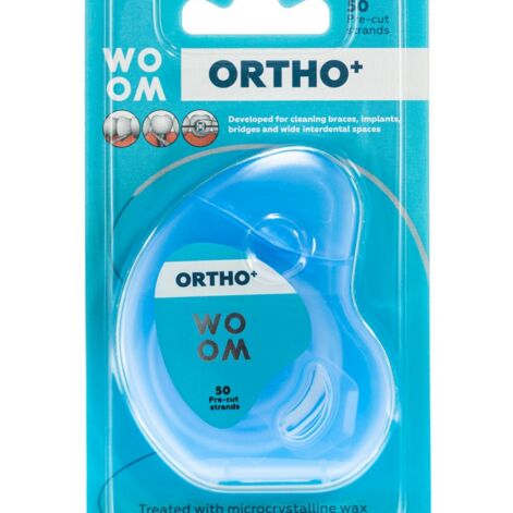 WOOM Ortho+ Dental Floss, Orthodontic Thread