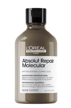 L´Oréal Professionnel Shampoo For Damaged Hair Absolut Repair Molecular, Shampoo vaurioituneille hiuksille