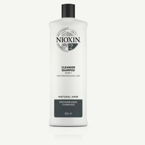 Nioxin System 2 Cleanser Shampoo Natural Hair, Puhastav Šampoon