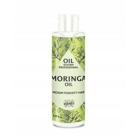 Ronney Professional Oil System Moringa Oil Medium Porosity Hair, Olja för medelporöst hår