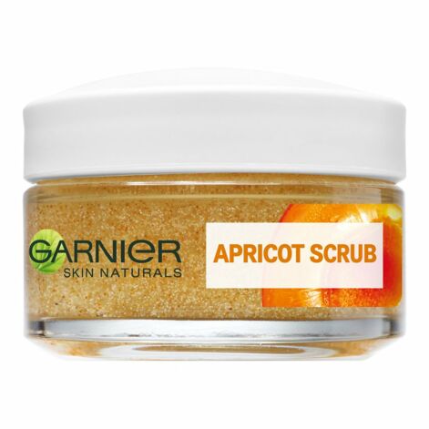 Garnier Skin Naturals Apricot Scrub,  Sejas skrubis ar aprikozēm