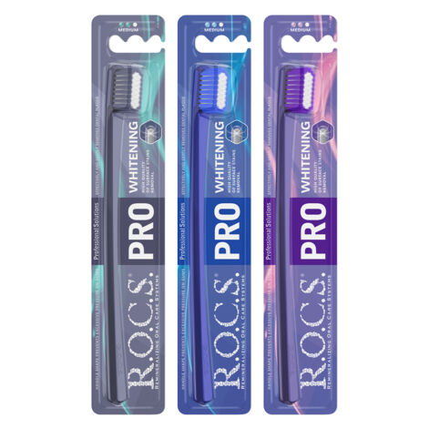 R.O.C.S. PRO Toothbrush Whitening Medium, Hambahari