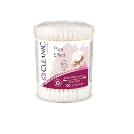 Cleanic Pure Effect Cotton Buds, Bommulsbollar