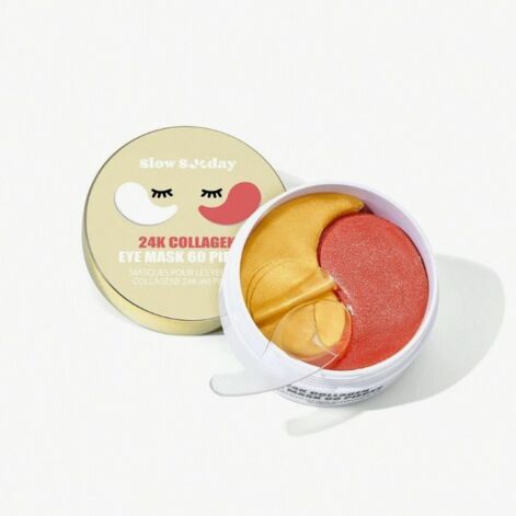 Anti-Aging Collagen Eye Mask With 24K Collagen, Kolagēna acu maska ​​pret novecošanos
