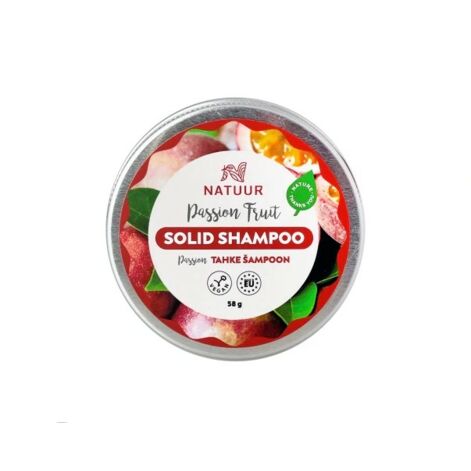 Tahke Natuur Solid Shampoo, Šampoon Kõikidele Juuksetüüpidele Passion Fruit