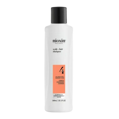 Nioxin Pro Clinical Scalp + Hair Thickening System 4 Shampoo, Puhastav Šampoon Peanahale Ja Juustele