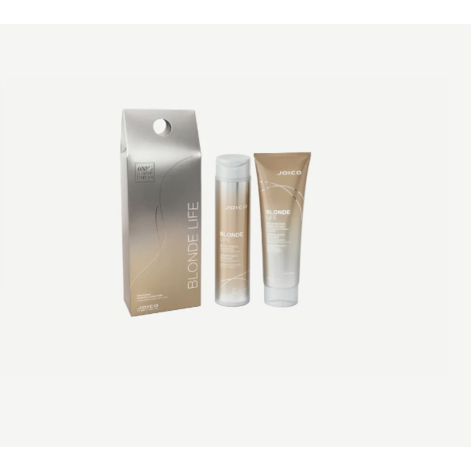 Joico Holiday Duo Blonde Life Package, vaaleat hiusvärit suojaavat tuotteet lahjapakkaus.