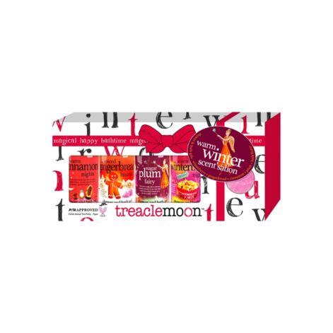 Treaclemoon Warm Winter Scentsation Gift Set, presentförpackning med dusch- och badgelé