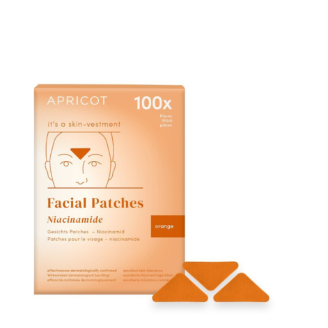 Aprikožu sejas plāksteri Niacinamide It’s a Skin-Vestment, Niacinamide Facial Patches for the Forehead and the Area Between the Eyes