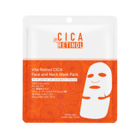 CICA Vita Retinol Cica Face & Neck Mask, Face & Neck Mask