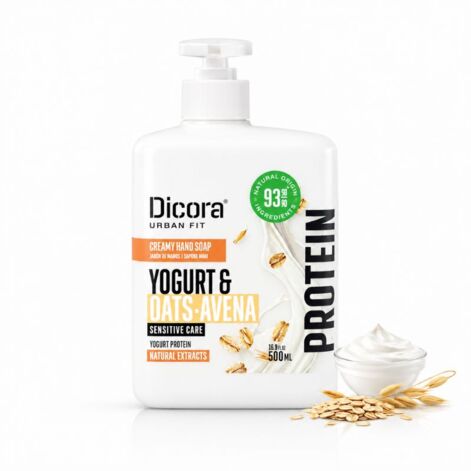 Dicora Urban Fit Krämig handtvål, Vedelseep Protein Yogurt & Oats