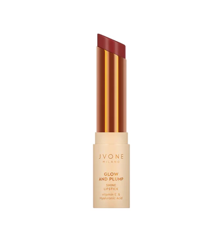 Jvone Milano Glow And Plump Shine Lipstick, Volyymia Lisäävä Huulipuna