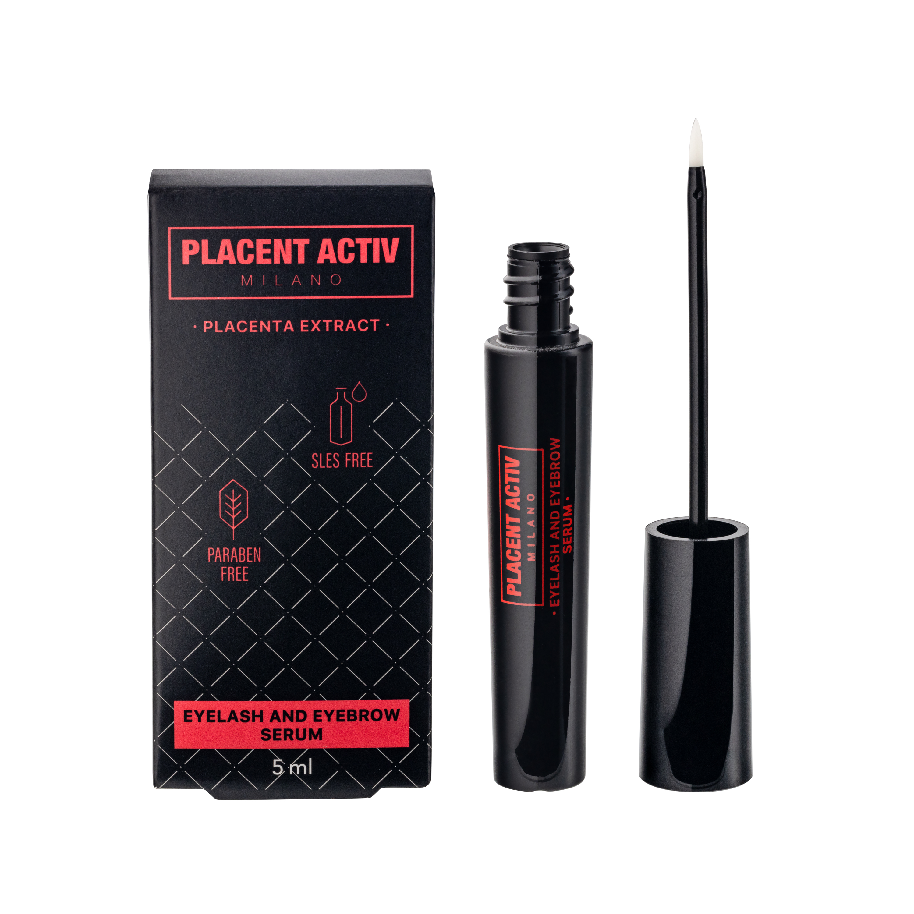 Placent Active Eyelash Conditioner Gel, Ögonfranstillväxtserum