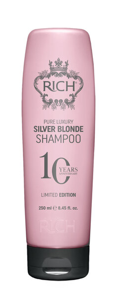 Rich Pure Luxury Silver Blonde Shampoo, Hõbešampoon blondidele juustele